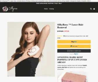 Silky-Rose.com(#1 Laser Hair Removal Device) Screenshot