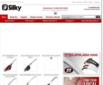 Silkysaws.com(Silky Saws) Screenshot