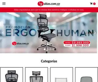 Sillas.com.co(Sillas Ergonómicas Sihoo) Screenshot