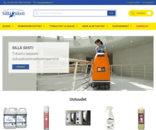 Sillasiisti.fi(Siivoustukku SilläSiisti Verkkokauppa) Screenshot