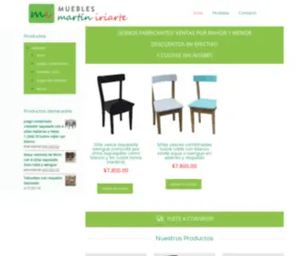 Sillasymesasfabrica.com.ar(Muebles Martín Iriarte) Screenshot