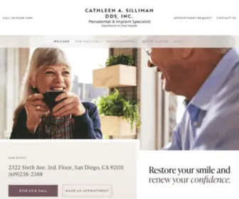 Sillimandds.com(San Diego Periodontist) Screenshot