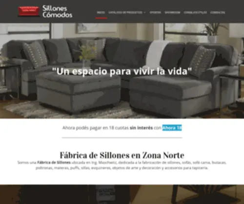Sillones-Comodos.com.ar(Fábrica) Screenshot