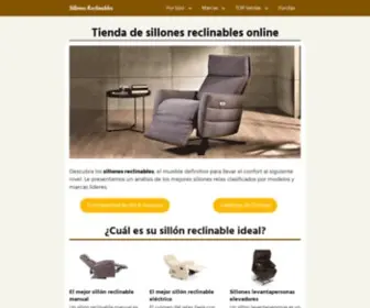 Sillonesreclinables.com(Sillones Reclinables) Screenshot