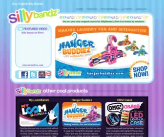 Sillybandz.com(The official page of Silly Bandz) Screenshot