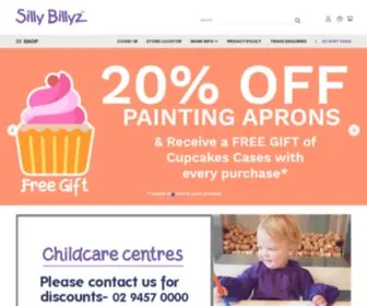 Sillybillyz.com.au(Silly Billyz) Screenshot