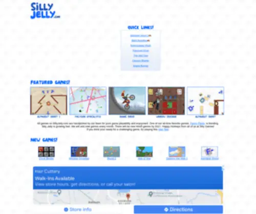 Sillyjelly.com(Play Games with Silly Jelly) Screenshot