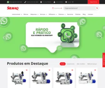 Silmaq.com.br(Equipamentos para a Indústria Têxtil) Screenshot