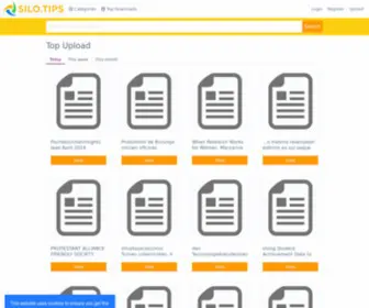 Silo.tips(SILO of research documents) Screenshot