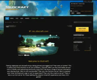 Silocraft.com(Silocraft Minecraft Servers) Screenshot