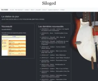 Siloged.fr(Accueil) Screenshot