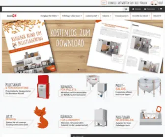 Silos24.com(Silo und Pelletlager Fachhandel) Screenshot
