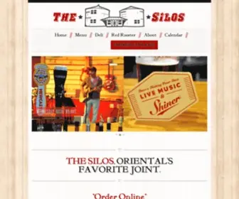 Silosnc.com(The Silos Restaurant) Screenshot