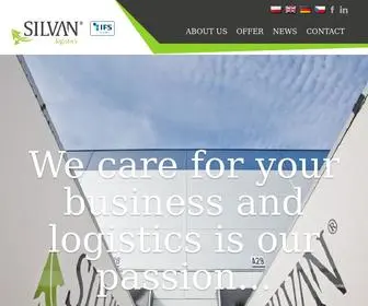 Silvan-Logistics.com(Transport, Logistyka, Spedycja) Screenshot