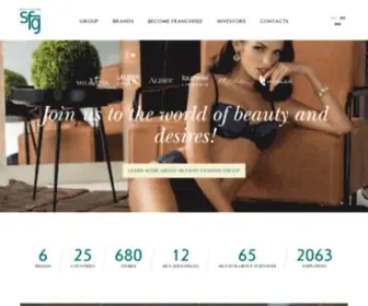 Silvanofashion.com(An international lingerie distribution group) Screenshot