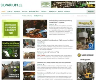 Silvarium.cz(Zprávy o lesnictví) Screenshot