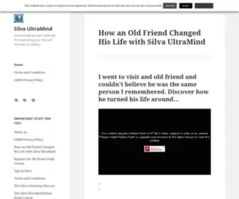 Silvaultramind.guru(How an Old Friend Changed His Life with Silva UltraMind) Screenshot