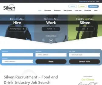Silven.co.uk(Food Industry Recruitment Specialists) Screenshot