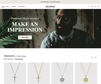 Silvenu.com(Premium Pendants & Chains) Screenshot