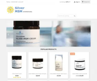 Silver-MSM.com(Shop) Screenshot