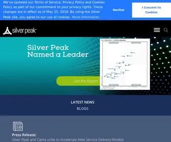 Silver-Peak.com(Silver Peak®) Screenshot