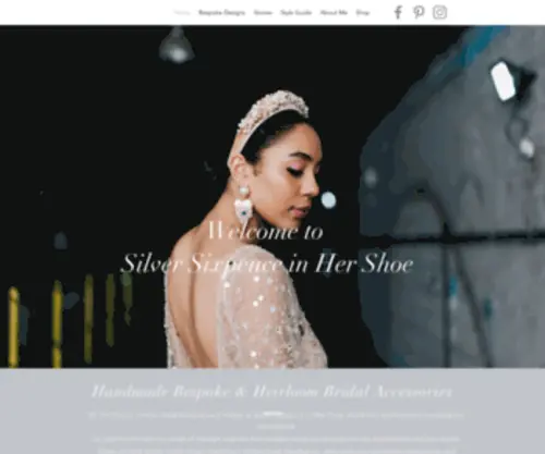 Silver-Sixpence-IN-Her-Shoe.co.uk(Wedding & Bridal Accessories) Screenshot