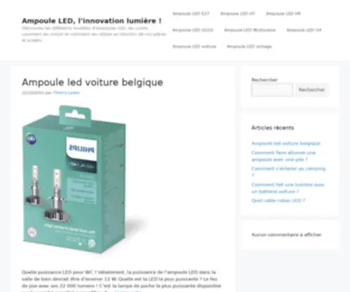 Silver-Works.com(Ampoule LED) Screenshot