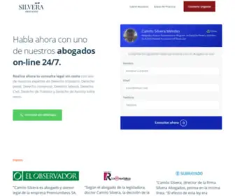 Silveraabogados.com(Realiza ahora tu consulta legal sin costo con uno de nuestros expertos en Derecho tributario) Screenshot