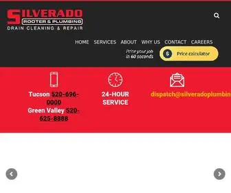 Silveradoplumbing.com(Plumbers in Tucson) Screenshot