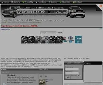 Silveradosierra.com(Chevy Truck Forum) Screenshot