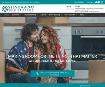 Silveradostorage.com(#1 Self Storage Units in Reno NV) Screenshot