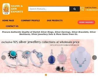 Silverandgem.in(SILVER & GEM EXPORTS) Screenshot