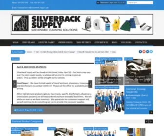 Silverback-Supply.com(Sustainable Cleaning Solutions) Screenshot