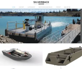 Silverbackmarine.com(Aluminum Boat Building & Repair) Screenshot