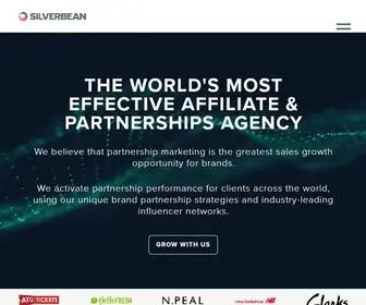 Silverbean.com(Affiliate Marketing Company) Screenshot