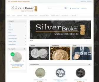 Silverbroker.de(Goldmünzen) Screenshot