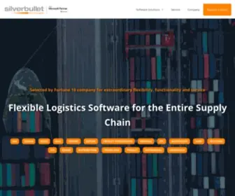 Silverbt.com(Logistics Software by Silver Bullet Technologies) Screenshot