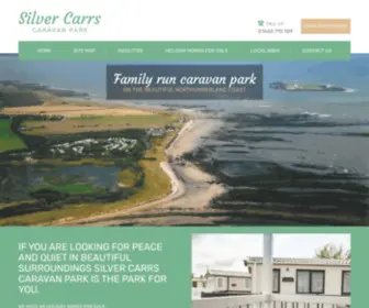 Silvercarrscaravanpark.co.uk(Silver Carrs Caravan Park) Screenshot