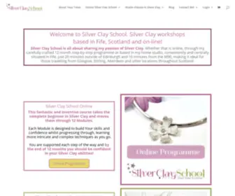 Silverclayschool.co.uk(Silver Clay Jewellery Making Courses) Screenshot