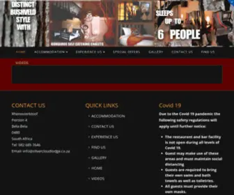 Silvercloudlodge.co.za(Silver Cloud) Screenshot