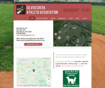 Silvercreekathleticassociation.com(Silver Creek Athletic Association) Screenshot