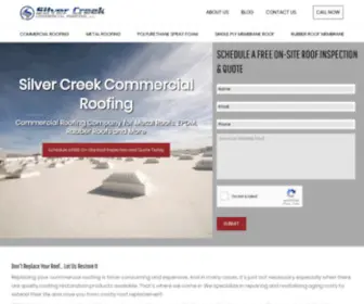 Silvercreekcommercialroofing.com(Commercial Roofing Contractors) Screenshot