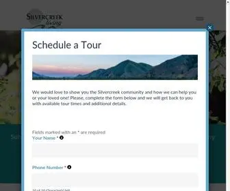 Silvercreekliving.com(Silvercreek Senior Assisted Living and Memory Care) Screenshot