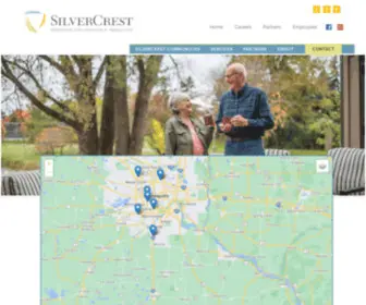 Silvercrestproperties.com(Creating Innovative Senior Communities) Screenshot