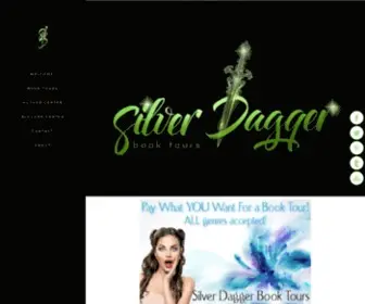 Silverdaggertours.com(Silver Dagger Book Tours) Screenshot