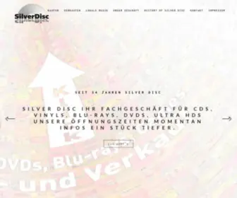 Silverdisc.de(Gebrauchte CDs) Screenshot