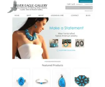 Silvereaglegallery.com(Native American Indian Jewelry) Screenshot