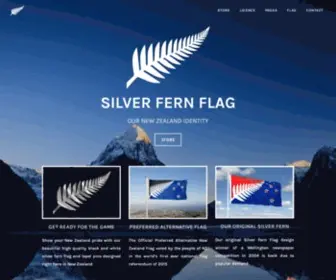 Silverfernflag.org(Silver Fern Flag) Screenshot