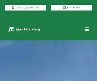 Silvergatelodging.com(Northeast Yellowstone) Screenshot