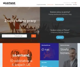 Silverhand.eu(Międzynarodowa Agencja Zatrudnienia) Screenshot
